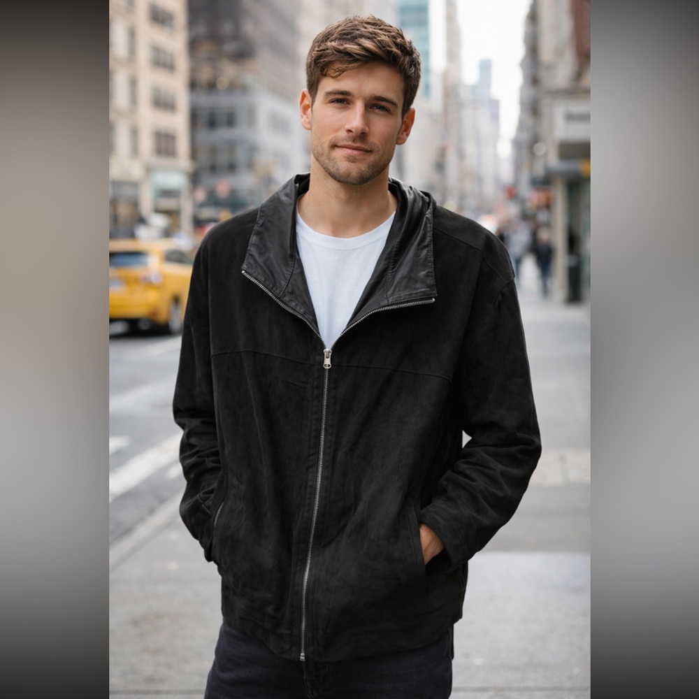 Reversible Men's Leather/Suede Jacket